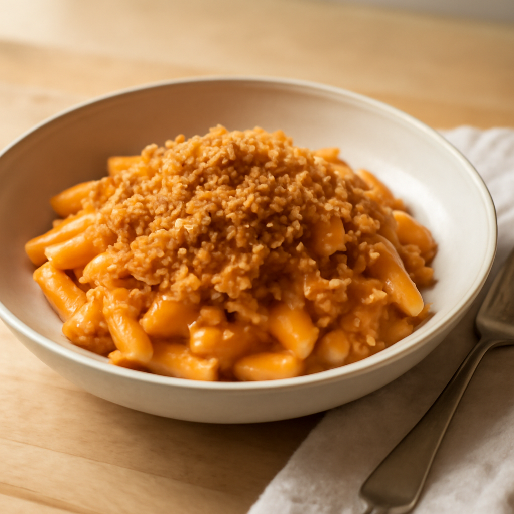 Creamy Tomato Pasta with Garlic Pangrattato